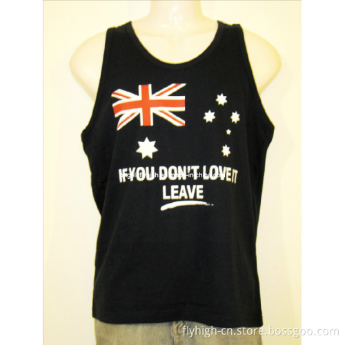 Advertising Promotional Custom Logo Printed Sleeveless Vest